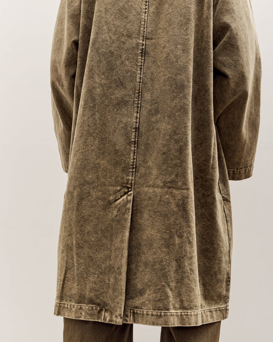 7115 by Szeki Fall Duster Unisex, Spotted Washed Olive
