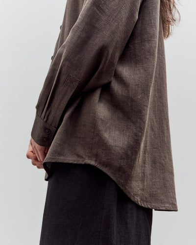 7115 by Szeki Dolman Shirt, Olive Gray