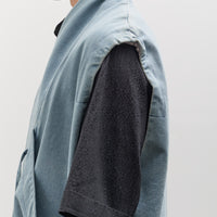 7115 by Szeki Unisex Sumo Vest, Faded Blue