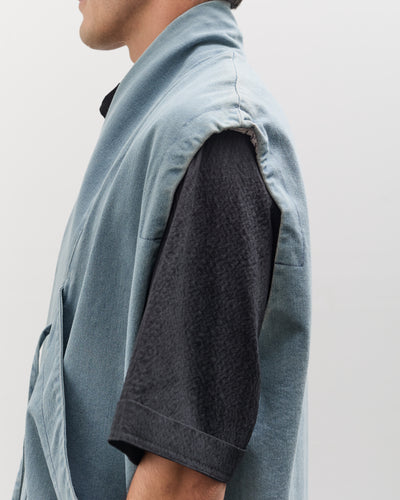 7115 by Szeki Unisex Sumo Vest, Faded Blue