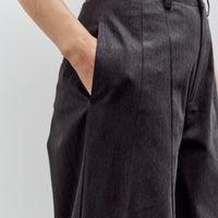 7115 by Szeki Wide-Legged Skate Trouser Unisex, Charcoal Black