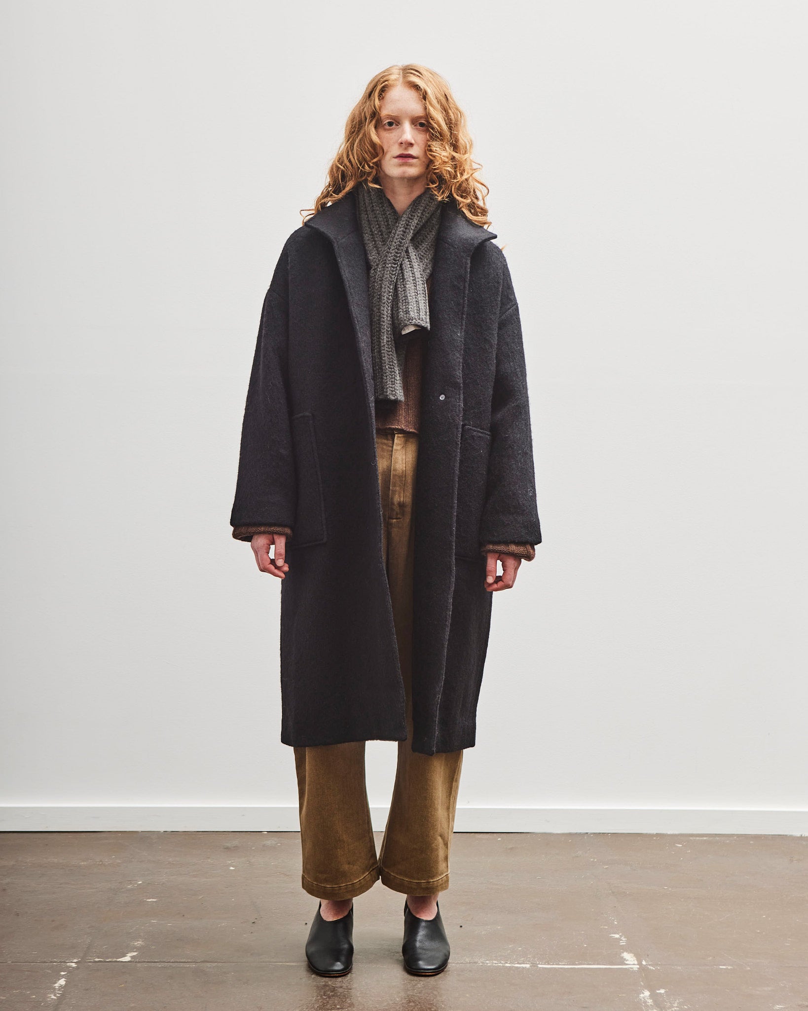 OVERSIZED WOOL COAT – 7115 by Szeki - Copenhagen