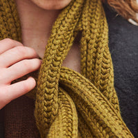 7115 by Szeki Signature Cross Scarf, Kelp