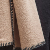 7115 by Szeki Boiled Wool Scarf, Almond