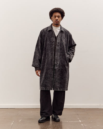 7115 by Szeki Fall Duster, Spotted Washed Black