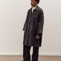 7115 by Szeki Fall Duster, Spotted Washed Black