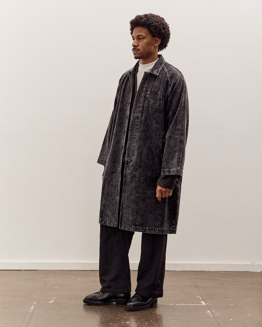 7115 by Szeki Fall Duster, Spotted Washed Black