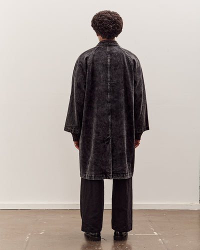 7115 by Szeki Fall Duster, Spotted Washed Black