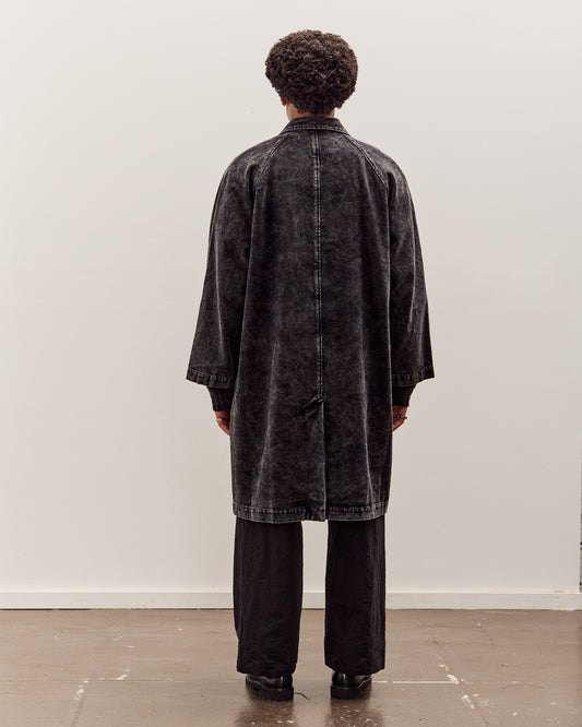 7115 by Szeki Fall Duster, Spotted Washed Black