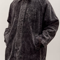 7115 by Szeki Fall Duster, Spotted Washed Black