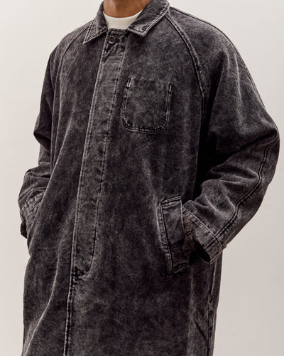 7115 by Szeki Fall Duster, Spotted Washed Black