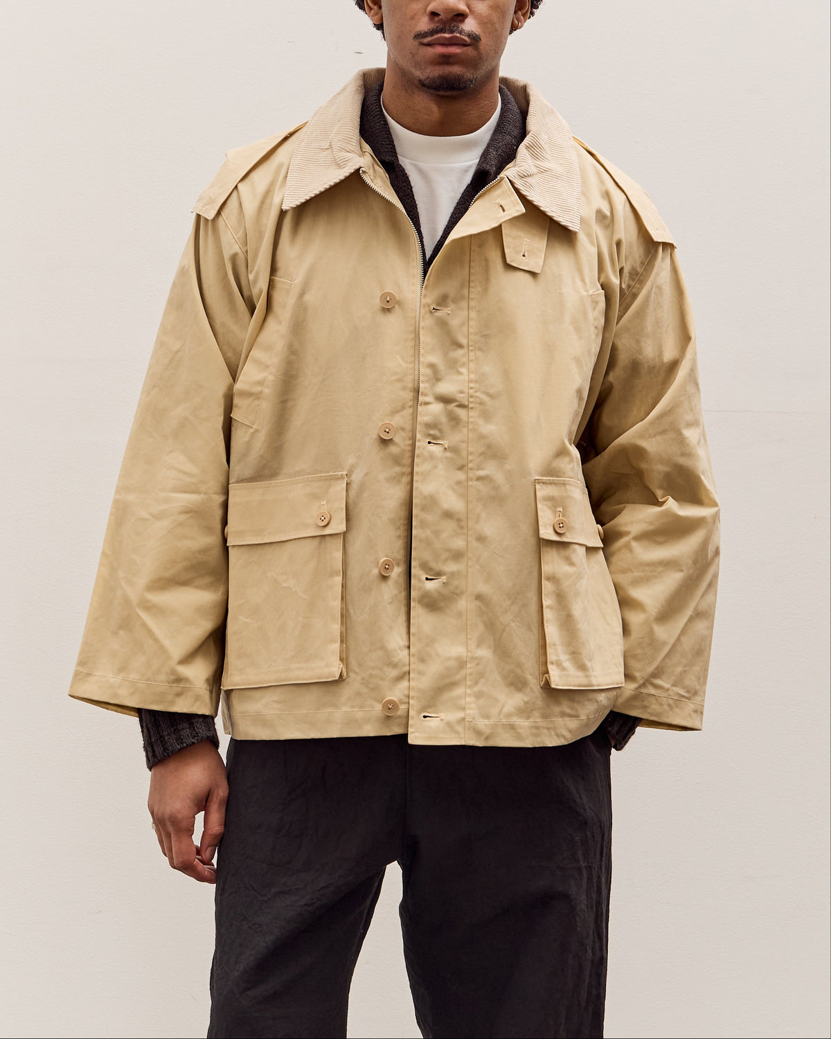 7115 by Szeki Hunting Jacket Unisex, Buttermilk – Glasswing