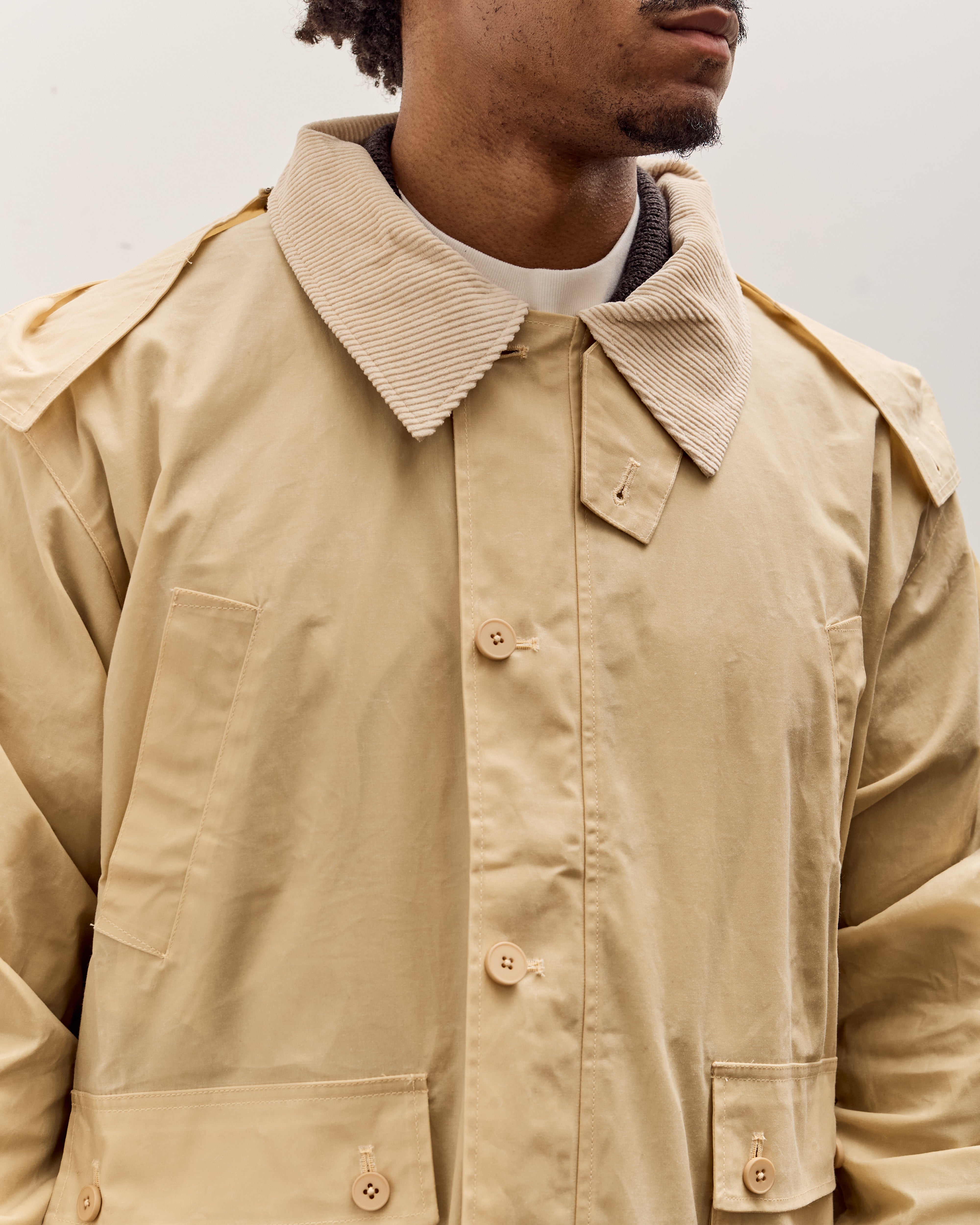 7115 by Szeki Hunting Jacket Unisex, Buttermilk – Glasswing
