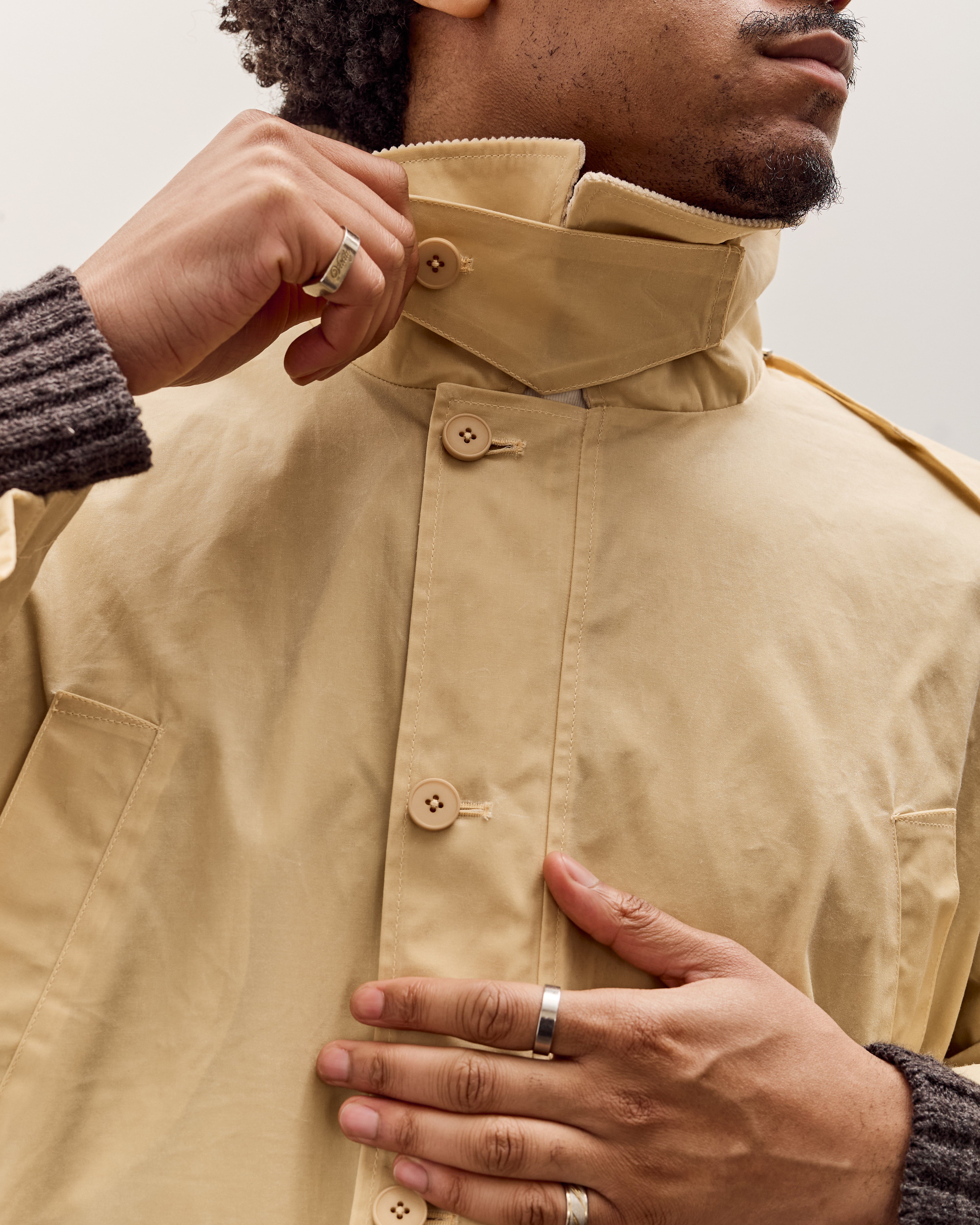 7115 by Szeki Hunting Jacket Unisex, Buttermilk – Glasswing