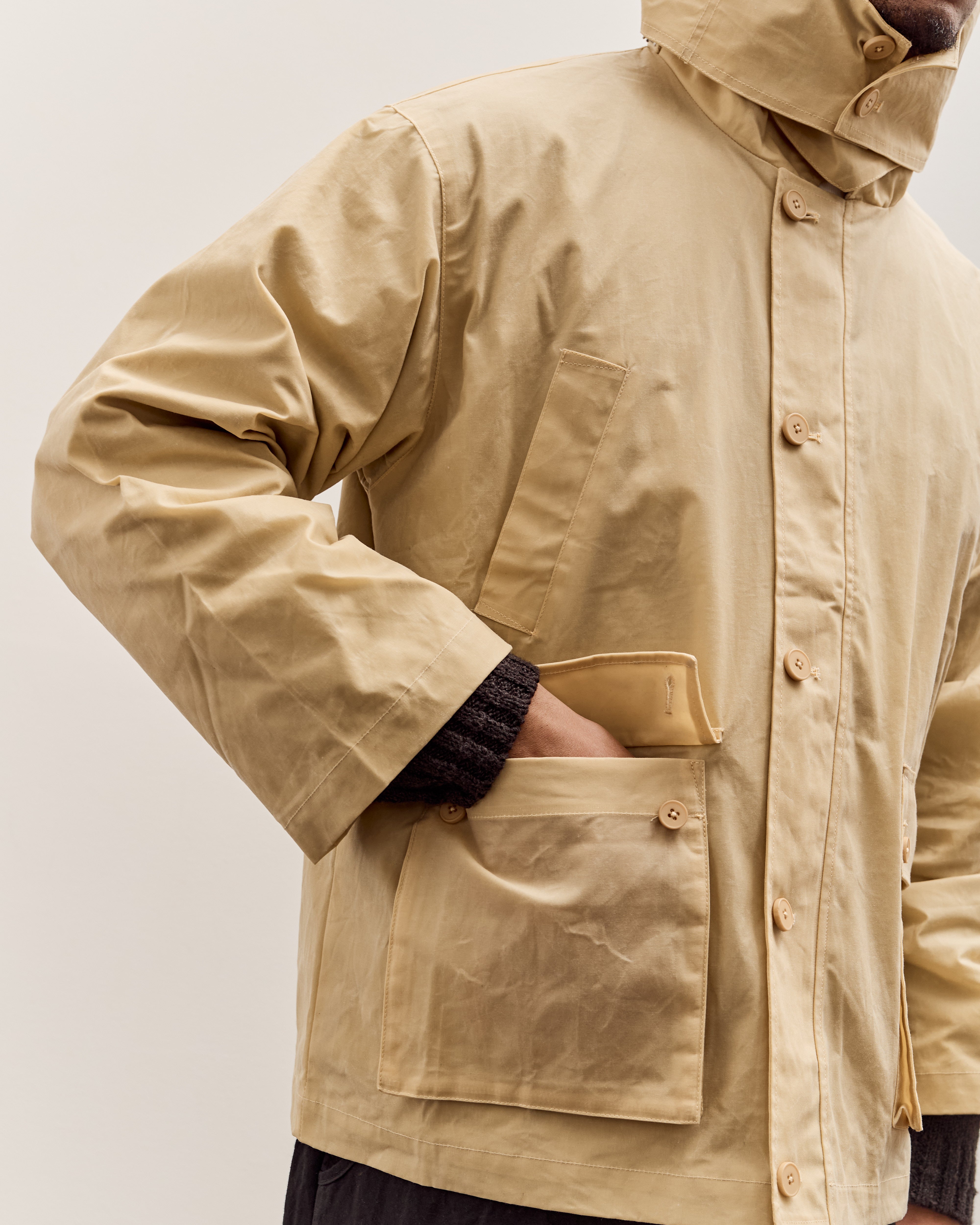 7115 by Szeki Hunting Jacket Unisex, Buttermilk – Glasswing