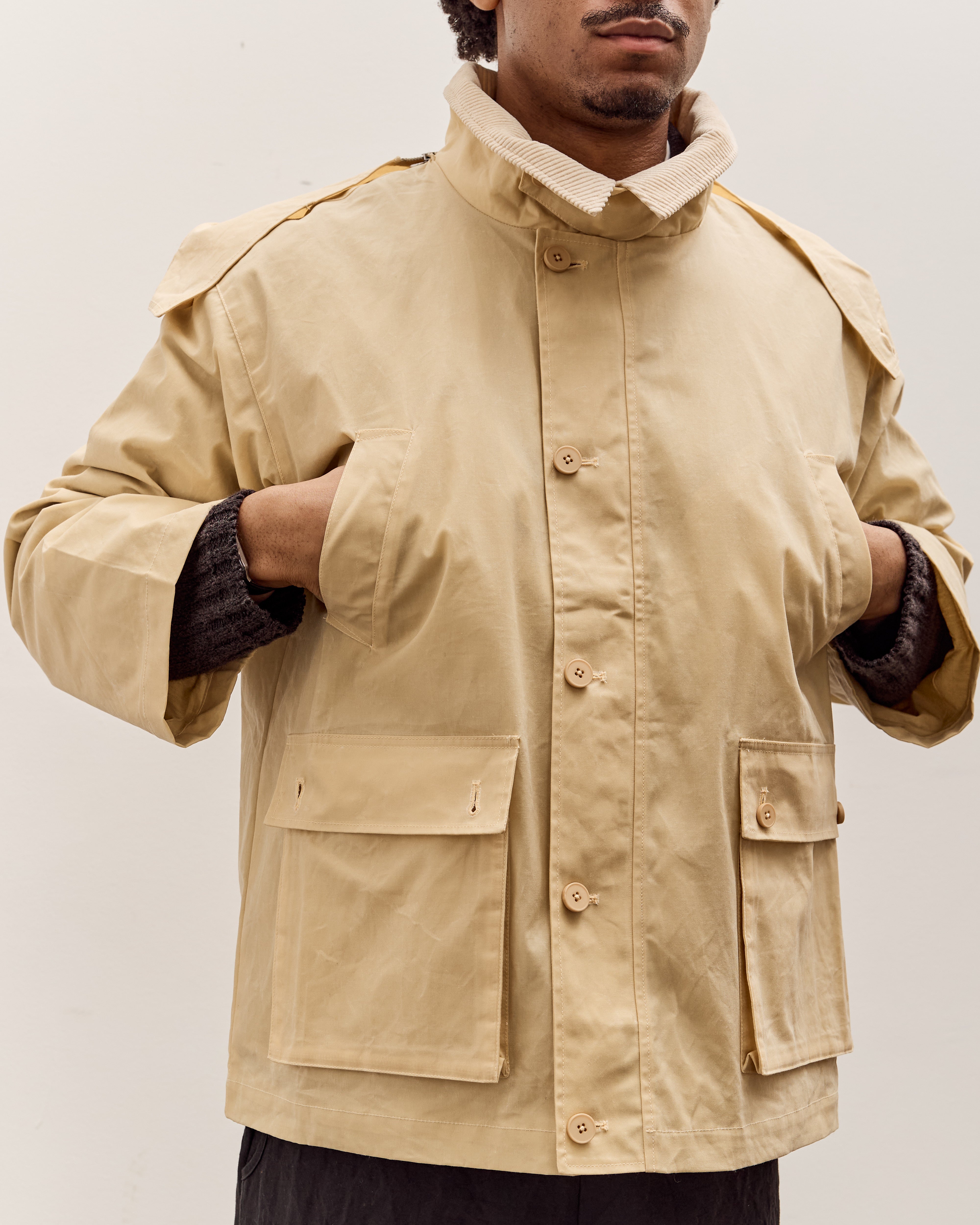 7115 by Szeki Hunting Jacket Unisex, Buttermilk – Glasswing