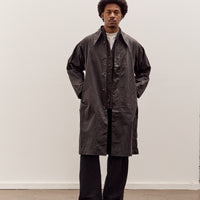 7115 by Szeki Spring Trench Overcoat - Waxed Edition, Charcoal