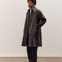 7115 by Szeki Spring Trench Overcoat - Waxed Edition, Charcoal