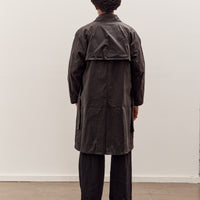 7115 by Szeki Spring Trench Overcoat - Waxed Edition, Charcoal