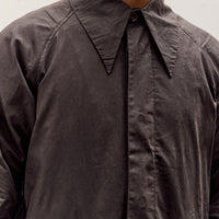 7115 by Szeki Spring Trench Overcoat - Waxed Edition, Charcoal