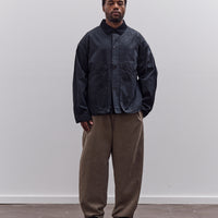 7115 by Szeki Soft Denim Dolman Shirt Unisex, Black