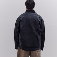 7115 by Szeki Soft Denim Dolman Shirt Unisex, Black