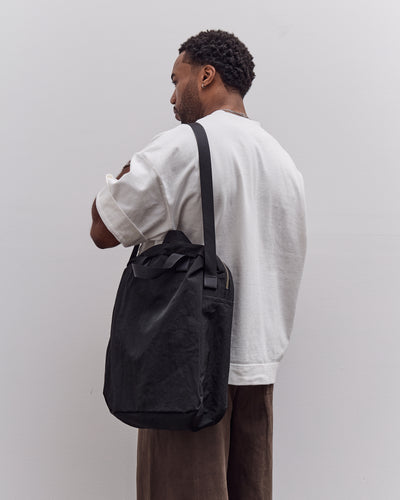 MAN-TLE R0B0 Zip Tote, Black Nylon