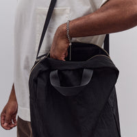 MAN-TLE R0B0 Zip Tote, Black Nylon