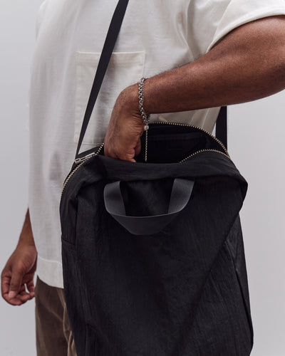 MAN-TLE R0B0 Zip Tote, Black Nylon