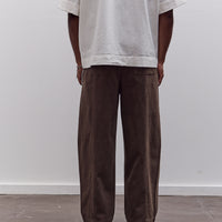7115 by Szeki Straight Legged Trouser Unisex, Taupe Brown