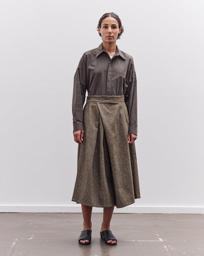 7115 by Szeki Pleated Culotte, Olive