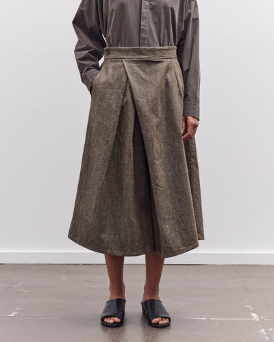7115 by Szeki Pleated Culotte, Olive