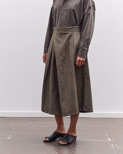 7115 by Szeki Pleated Culotte, Olive