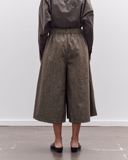 7115 by Szeki Pleated Culotte, Olive