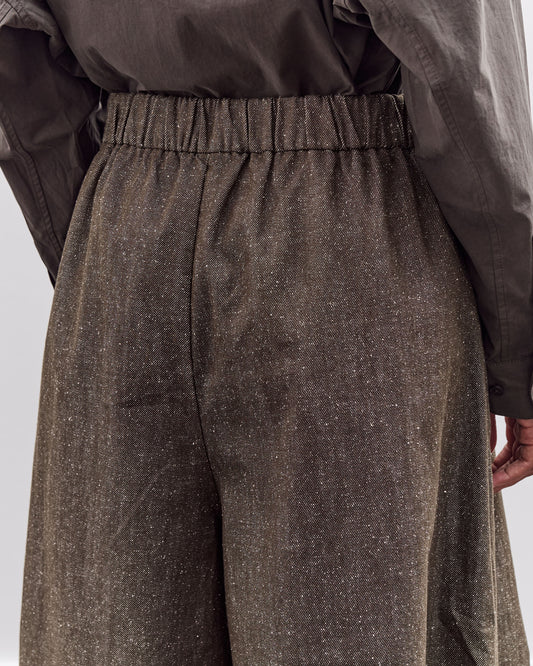 7115 by Szeki Pleated Culotte, Olive