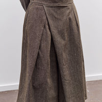 7115 by Szeki Pleated Culotte, Olive