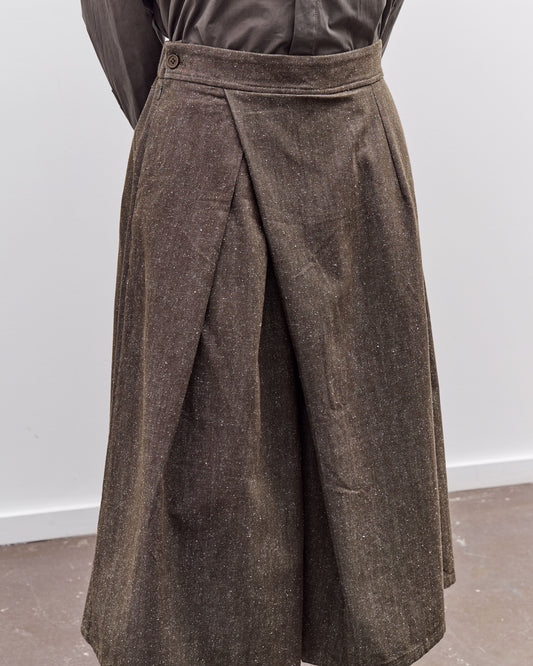 7115 by Szeki Pleated Culotte, Olive