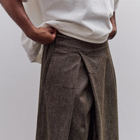 7115 by Szeki Pleated Culotte Unisex, Olive