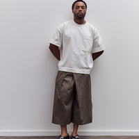 7115 by Szeki Pleated Culotte Unisex, Olive