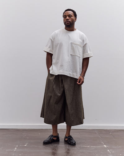 7115 by Szeki Pleated Culotte Unisex, Olive