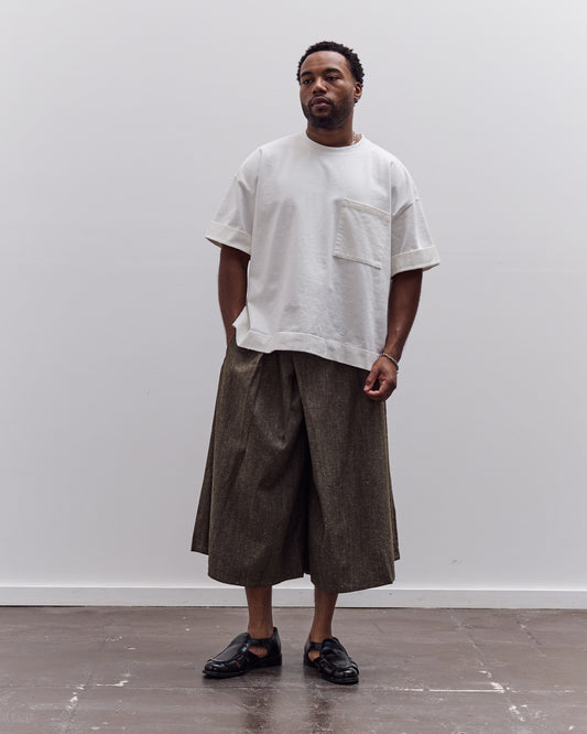 7115 by Szeki Pleated Culotte Unisex, Olive