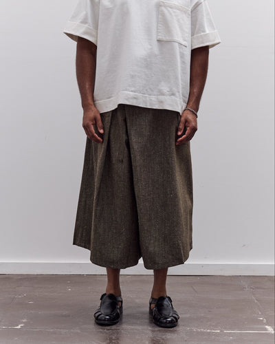 7115 by Szeki Pleated Culotte Unisex, Olive