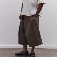 7115 by Szeki Pleated Culotte Unisex, Olive
