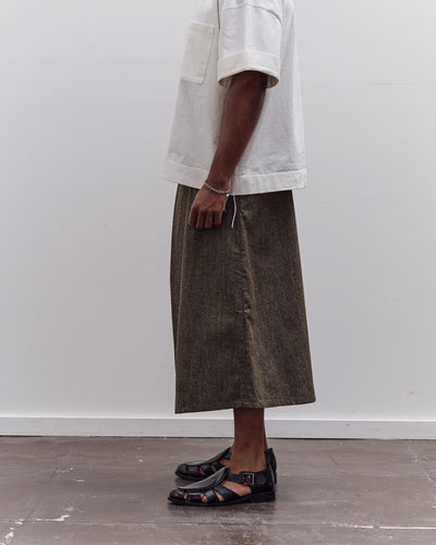 7115 by Szeki Pleated Culotte Unisex, Olive
