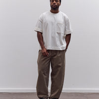 7115 by Szeki Signature Brushed Twill Elastic Pull-Up Trouser Unisex, Umber