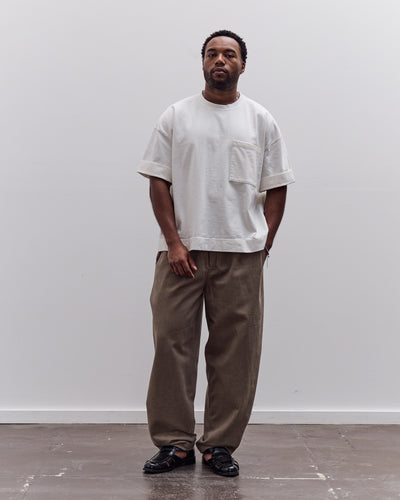 7115 by Szeki Signature Brushed Twill Elastic Pull-Up Trouser Unisex, Umber