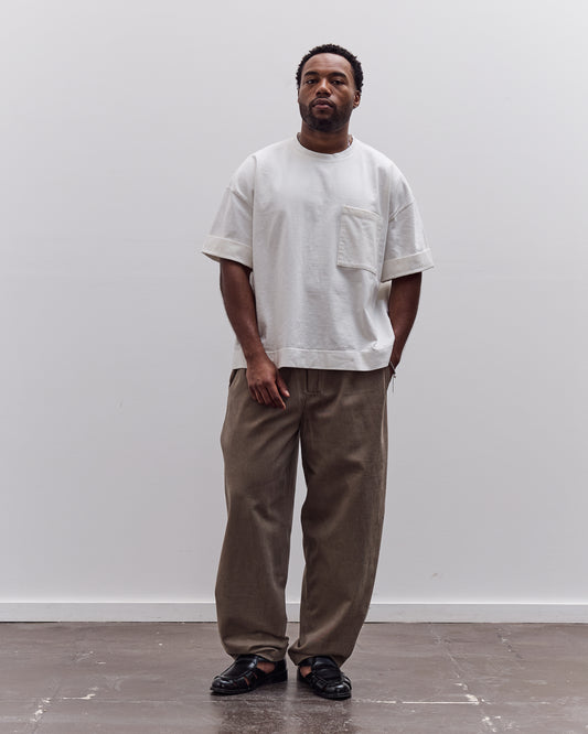 7115 by Szeki Signature Brushed Twill Elastic Pull-Up Trouser Unisex, Umber