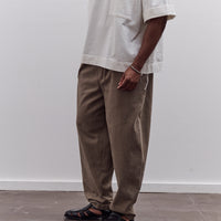 7115 by Szeki Signature Brushed Twill Elastic Pull-Up Trouser Unisex, Umber