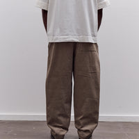 7115 by Szeki Signature Brushed Twill Elastic Pull-Up Trouser Unisex, Umber