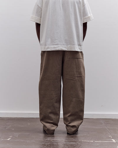 7115 by Szeki Signature Brushed Twill Elastic Pull-Up Trouser Unisex, Umber